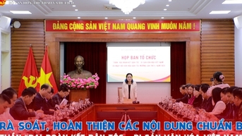 Rà soát, hoàn thiện các nội dung chuẩn bị cho Tuần “Đại đoàn kết dân tộc - Di sản văn hóa Việt Nam”