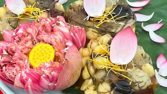5 ngày hội ẩm thực chay trời mưa tầm tã nhưng bãi xe vẫn quá tải người đến thưởng thức