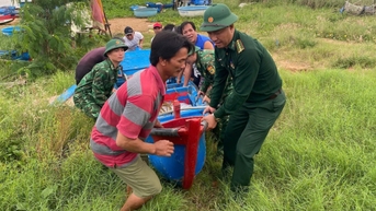 Biên phòng Quảng Ngãi, Đắk Lắk chủ động ứng phó bão số 13