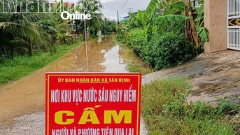 Xã Tân Định: Sẵn sàng di dời 299 hộ dân khi xảy ra bão số 13