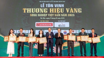 Agribank đồng hành Thương hiệu Vàng nông nghiệp Việt Nam 2025