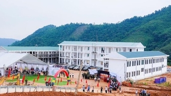 Đồng loạt khởi công 9 trường nội trú: Bước ngoặt giáo dục vùng biên Nghệ An