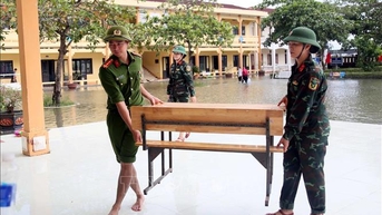 កន្លែងដែលទឹកស្រក Quang Tri យកឈ្នះវា។