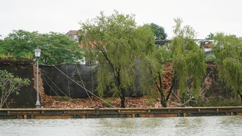 Kịp thời bảo vệ hiện trường, không để xảy ra tình trạng sập, sạt lở công trình tại di tích Hoàng thành Huế