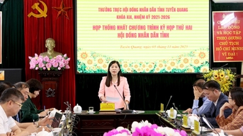 Thống nhất chương trình Kỳ họp thứ hai HĐND tỉnh khóa XIX