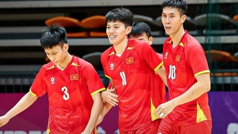 Tuyển futsal Việt Nam chung bảng với Thái Lan ở giải châu Á