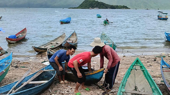 Xã Nam Ninh Hòa: Rà soát các khu vực xung yếu, di dời lồng bè nuôi trồng thủy sản phòng, chống bão số 13