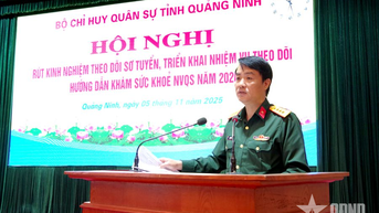 Bộ CHQS tỉnh Quảng Ninh: Triển khai nhiệm vụ theo dõi hướng dẫn khám sức khỏe nghĩa vụ quân sự năm 2026