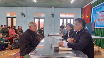 Tuyên truyền pháp luật cho đồng bào dân tộc thiểu số