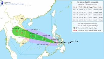 Tin bão khẩn cấp (Cơn bão số 13 – KALMAEGI)