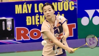 Thùy Linh thắng nhẹ chỉ sau 28 phút ở Hàn Quốc Masters