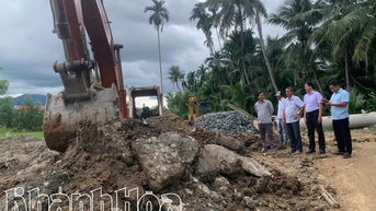 Xã Diên Lạc khẩn trương triển khai công tác phòng, chống bão