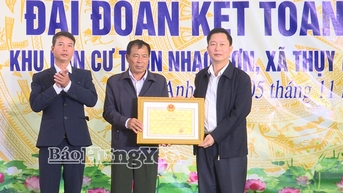 Ngày hội Đại đoàn kết toàn dân tộc tại thôn Nhạo Sơn