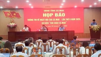 Nhiều hoạt động hấp dẫn tại ngày hội Cua và “xin chào Cà Mau” năm 2025