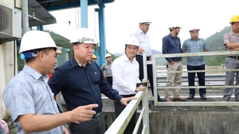 Bộ Công Thương làm việc với Nhà máy Thủy điện Sông Bung 4