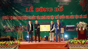 Công nhận xòe Hà Nhì và diễn xướng "Xa nhà ca" là Di sản văn hóa phi vật thể quốc gia