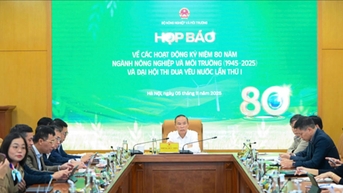 80 năm ngành Nông nghiệp và Môi trường: Khẳng định vị thế, vai trò trụ cột đầy tự hào