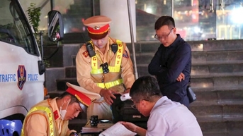 Hà Nội: Xử lý 189 trường hợp vi phạm về nồng độ cồn