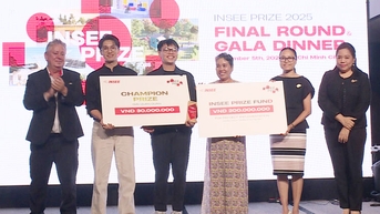 Chung kết INSEE PRIZE 2025 - Khép lại hành trình thứ 17 tìm kiếm những ý tưởng xây dựng xanh vì cộng đồng