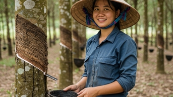 Giá cao su hôm nay 6/11/2025: Trong nước giảm nhẹ