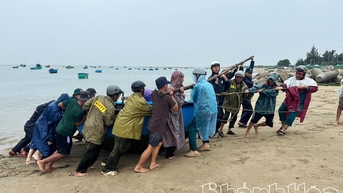 Phường Đông Hải sẵn sàng lực lượng, phương tiện, vật dụng phục vụ nhiệm vụ phòng, chống bão