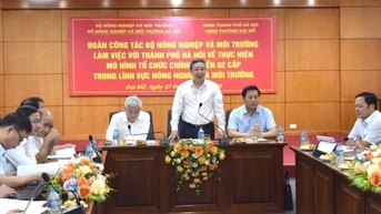 Gỡ vướng lĩnh vực nông nghiệp và môi trường khi vận hành chính quyền hai cấp