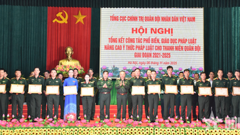 Thanh niên Quân đội nêu cao tinh thần thượng tôn pháp luật