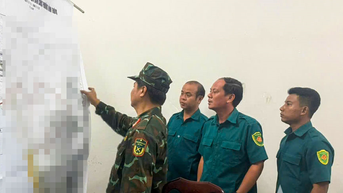 Bộ CHQS tỉnh An Giang kiểm tra công tác ứng phó cơn bão số 13