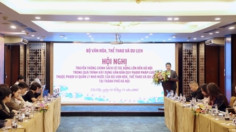 Bộ VHTTDL tổ chức Hội nghị truyền thông chính sách có tác động lớn đến xã hội trong xây dựng văn bản quy phạm pháp luật năm 2025