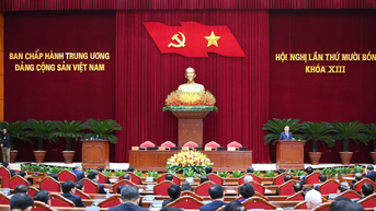 Thông cáo báo chí về ngày làm việc thứ hai và bế mạc Hội nghị lần thứ 14 Ban Chấp hành Trung ương Đảng khóa XIII