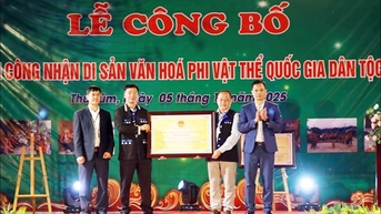 “Nghệ thuật Xoè” và Diễn xướng “Xa Nhà Ca” của người Hà Nhì là Di sản văn hóa phi vật thể quốc gia