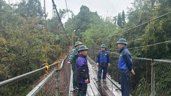 Xã Ea Knốp chủ động ứng phó với bão số 13