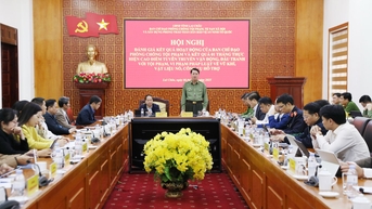 Hội nghị đánh giá kết quả hoạt động của Ban Chỉ đạo Phòng, chống tội phạm