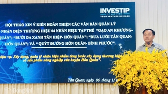 Hội thảo hoàn thiện bộ nhận diện 4 nhãn hiệu tập thể nông sản