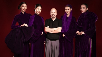 Bộ sưu tập áo dài 'Tím trong tim Huế' của NTK Đức Hùng - Hành trình từ Cố đô ra thế giới