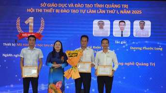 Nhiều bất ngờ tại Hội thi thiết bị đào tạo tự làm ở Quảng Trị