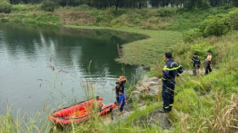 Đã tìm thấy thi thể nạn nhân bị đuối nước ở hồ đá