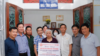 Phường Yên Bái bàn giao nhà tình nghĩa cho thân nhân liệt sĩ