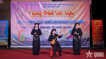 Xã Cường Lợi (tỉnh Thái Nguyên): Ra mắt Đội văn nghệ hát Then, đàn tính