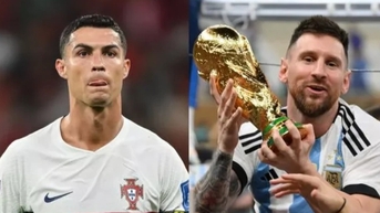 C.Ronaldo tuyên bố gây sốc, Messi đáp trả đanh thép