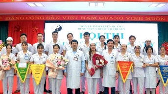 Bệnh viện Y dược cổ truyền tỉnh Tuyên Quang tổ chức Hội thi Điều dưỡng - Kỹ thuật y giỏi, thân thiện