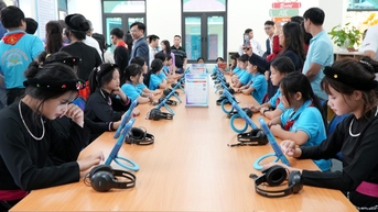 Khánh thành Thư viện Trường THCS Tân Trào