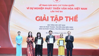 Báo và phát thanh, truyền hình Vĩnh Long: Đạt nhiều giải thưởng Giải Báo chí toàn quốc “Vì sự nghiệp phát triển văn hóa Việt Nam”