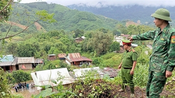 Phát hiện nhiều vết nứt gần khu dân cư, xã Đắc Pring sơ tán khẩn cấp 5 hộ dân