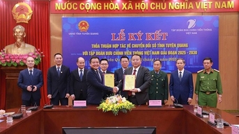 Tập đoàn VNPT và UBND tỉnh Tuyên Quang ký kết Thỏa thuận hợp tác về Chuyển đổi số giai đoạn 2025-2030
