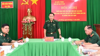 Bộ Quốc phòng kiểm tra công tác chống khai thác IUU tại An Giang