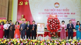 600 đại biểu dự Đại hội đại biểu Mặt trận Tổ quốc Việt Nam tỉnh Lâm...