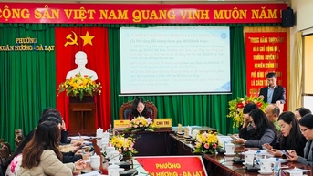 Phường Xuân Hương - Đà Lạt tăng cường trách nhiệm tham gia BHXH, BHYT cho người lao động