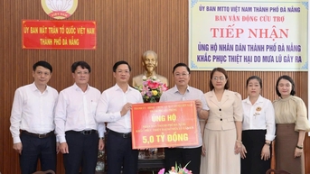 Hải Phòng ủng hộ 5 tỷ đồng hỗ trợ người dân Đà Nẵng khắc phục hậu quả mưa lũ