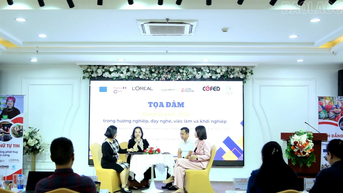 Tọa đàm “Thúc đẩy bình đẳng giới trong hướng nghiệp, dạy nghề, việc làm và khởi nghiệp”